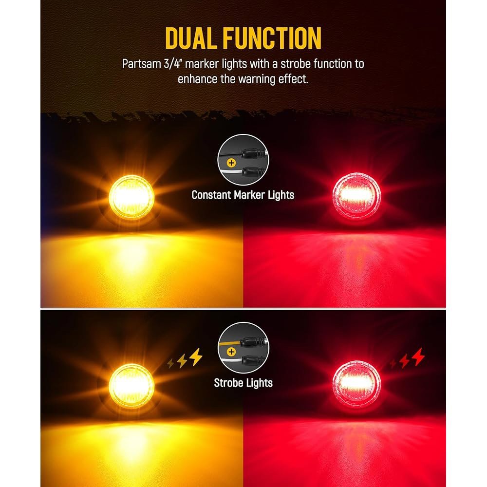 Quick ONDALED SIDE BLACK - 24V - 8W