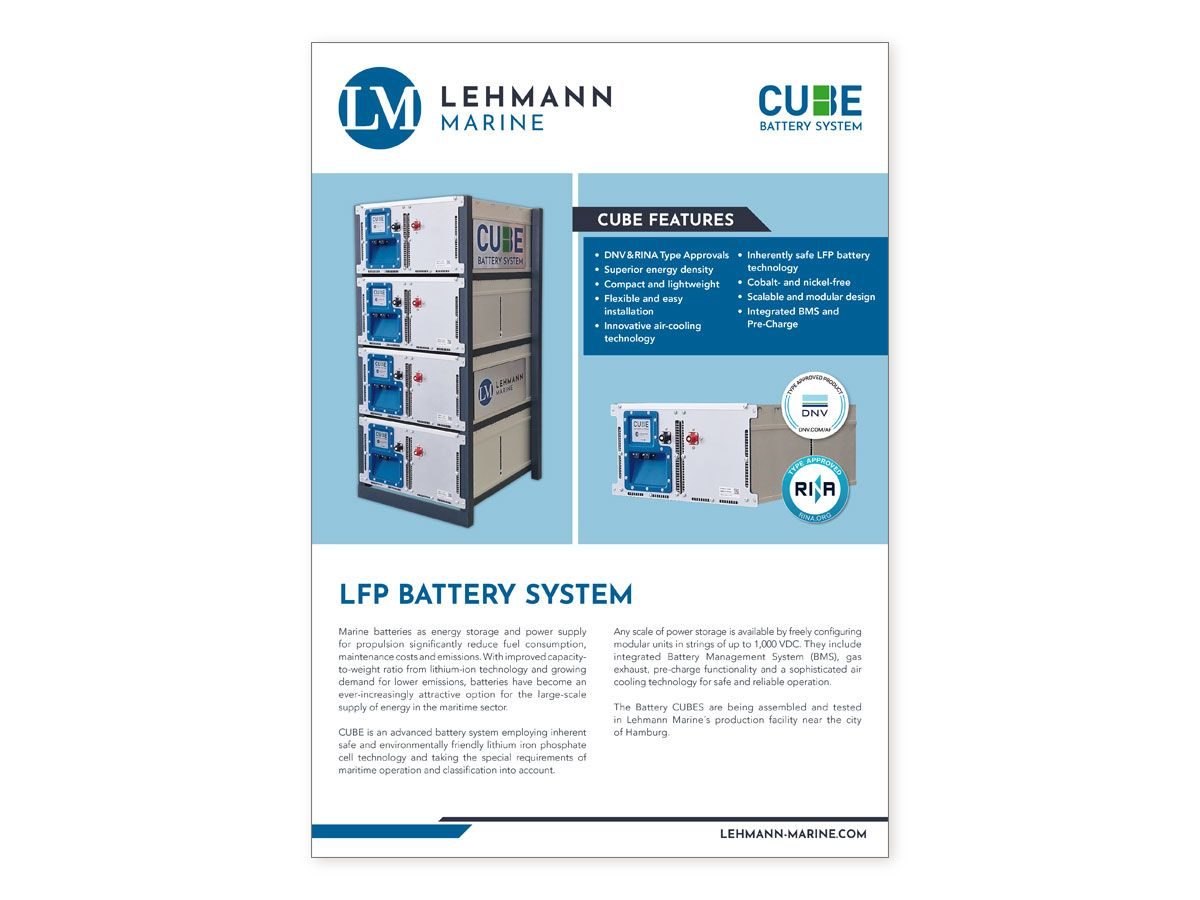 Lehmann Marine CUBE Battery System
