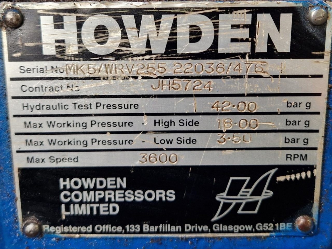 Howden WRV365/193