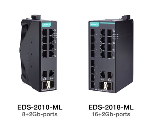 Moxa EDS-2010-ML Series, EDS-2018-ML Series