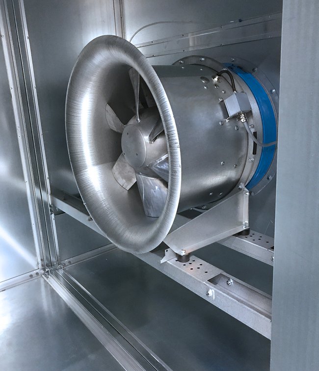 Novenco Marine ZerAx Centrifugal 8000m3h engine room