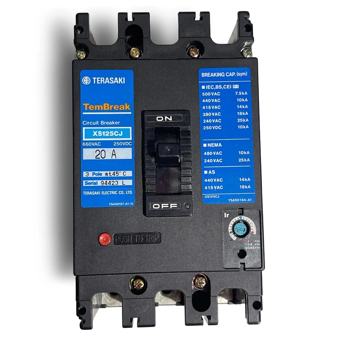 Terasaki Electric S800 RJ