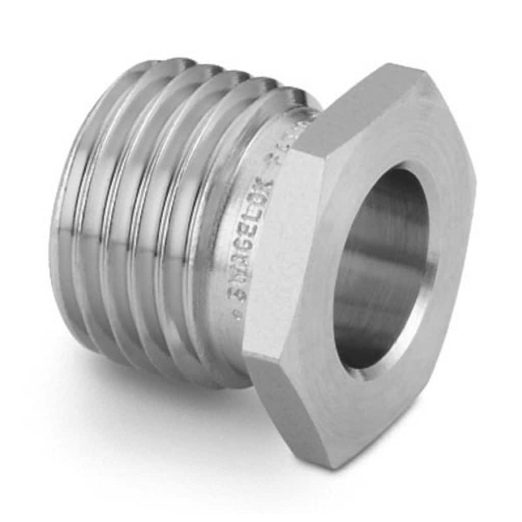 Swagelok 316 Stainless Steel VCR Face Seal Fitting, 1/4 in. Male Nut, 0.54 in. Length