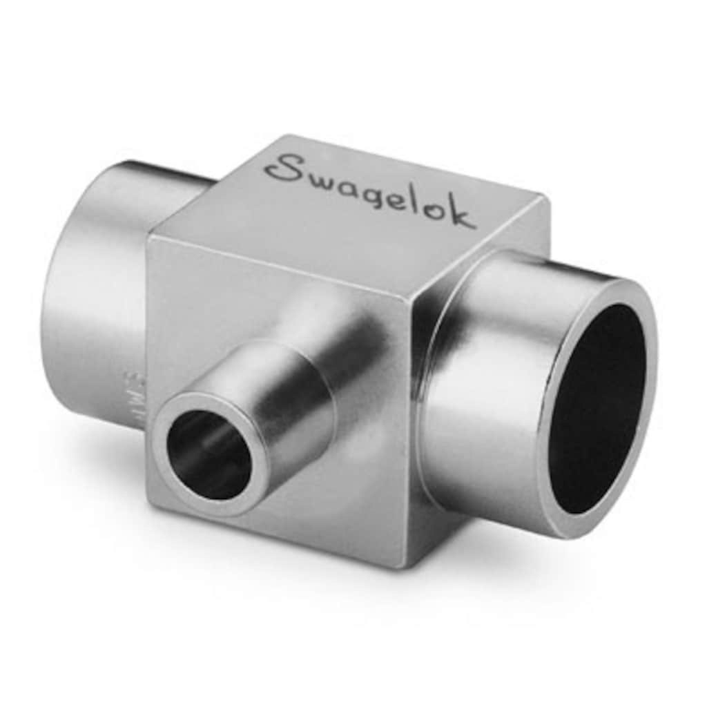 Swagelok 316L VIM-VAR Micro-Fit® Reducing Tee, 3/8 in. x 1/4 in. OD