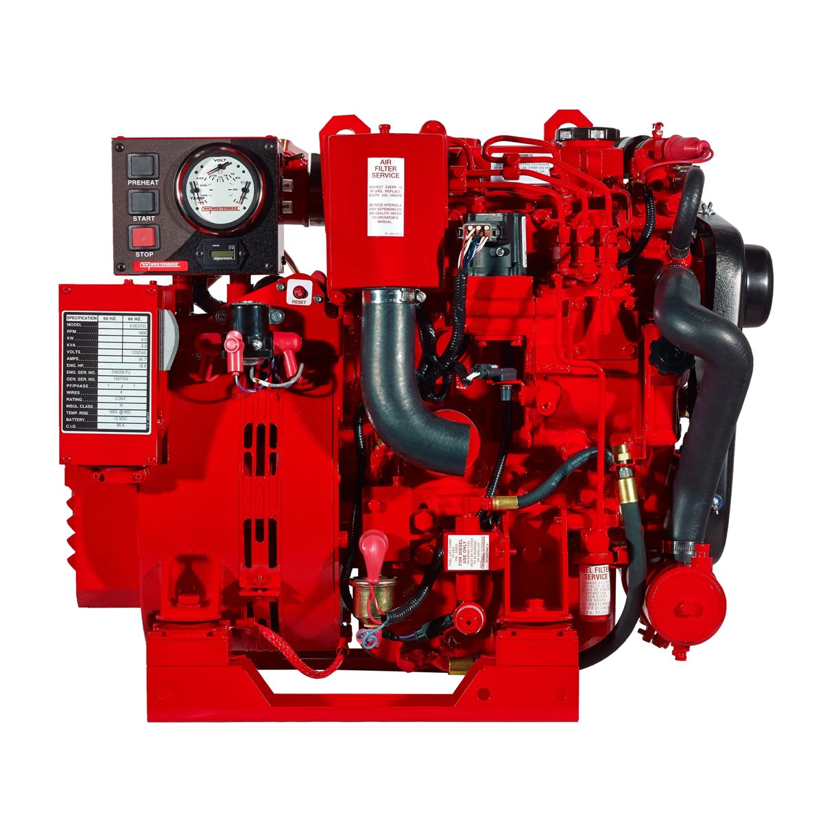 Westerbeke 11.0/8.8 EGTD Diesel Generator