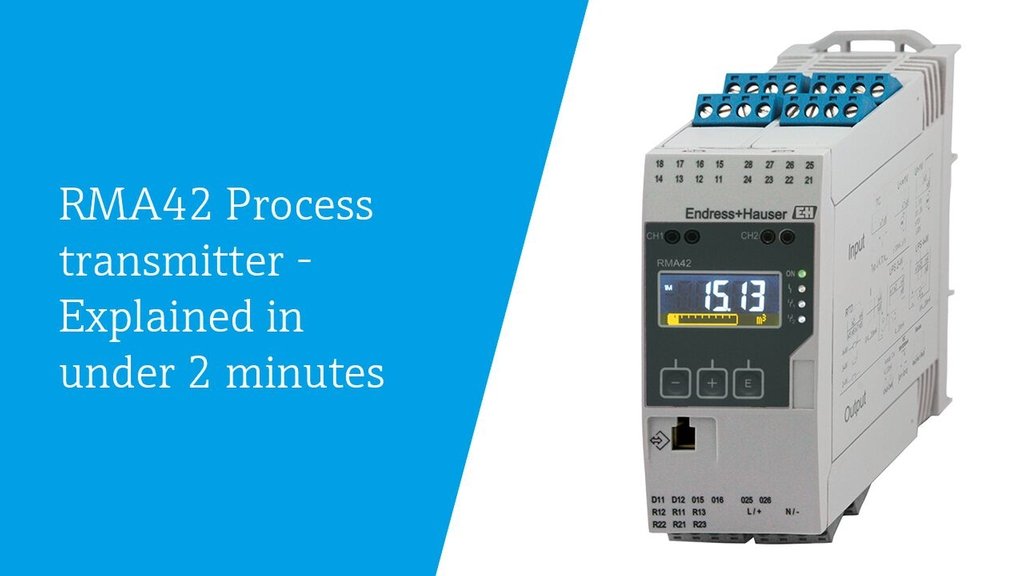 Endress+Hauser Process transmitter RMA422
