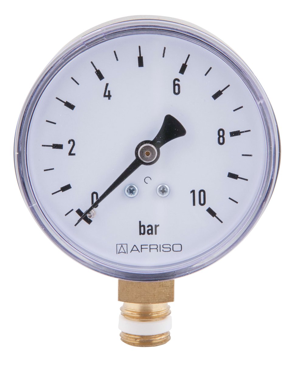 AFRISO Bourdon tube pressure gauge RF63 rad | 63514