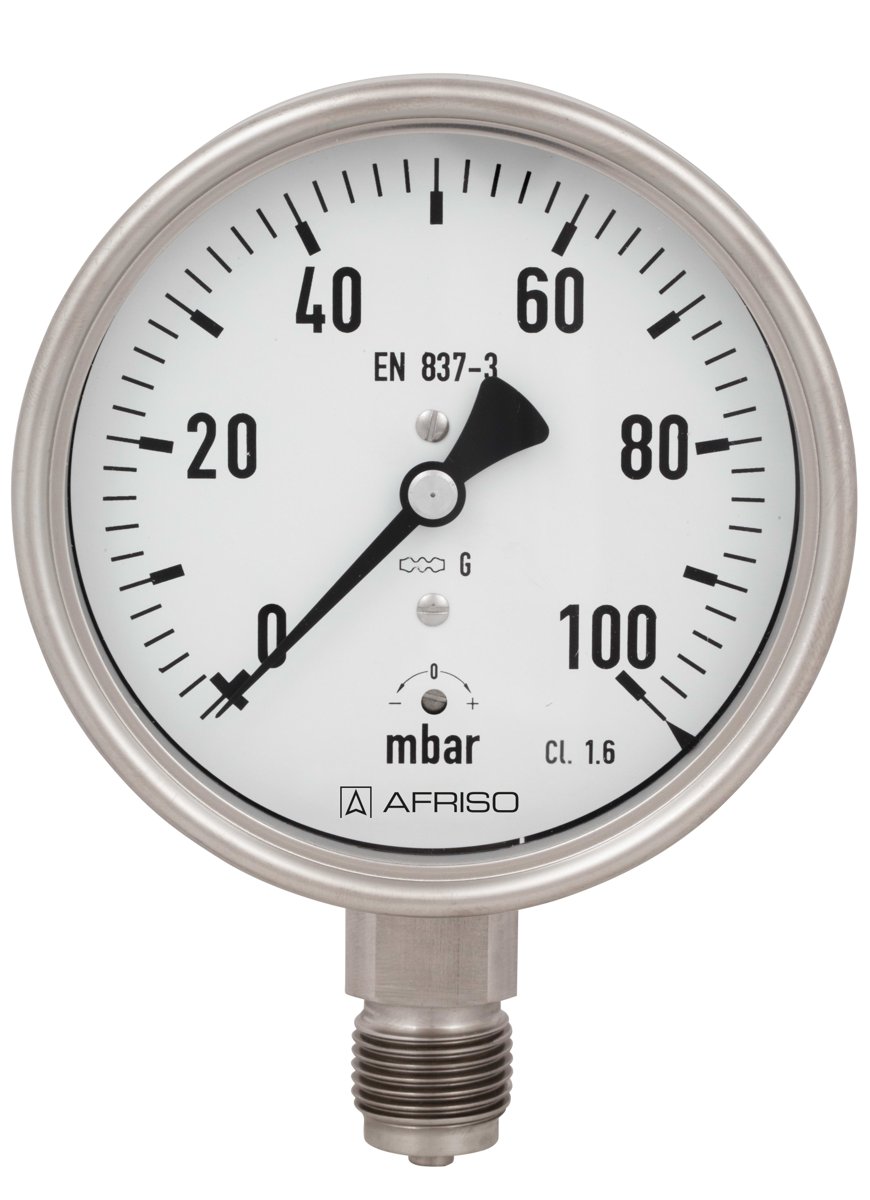 AFRISO Capsule pressure gauges for chemical applications KP63Ch | 35016402