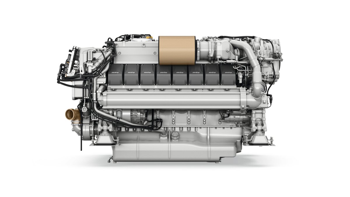MTU 16V 2000 M41A Marine Generator Set