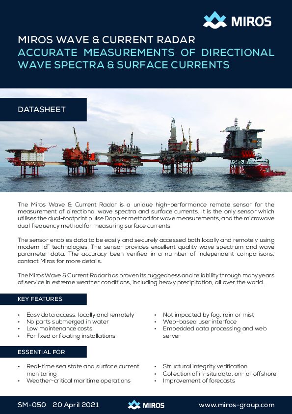 Current WaveRadar