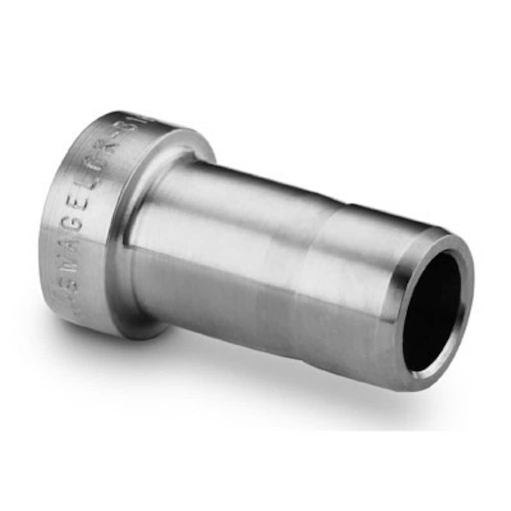 Swagelok Stainless Steel Swagelok Tube Fitting, Fusible Tube Adapter, 3/8 in. Tube OD, 160°F (71.1°C)