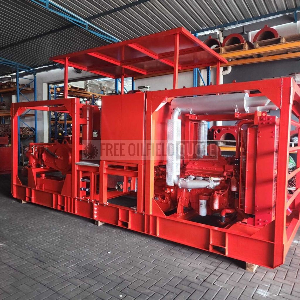Halliburton Manufacturing & Leasing Company Skid Base, HT-400 Pump Section 100051538, Skid Base, Operator Section 100051540, Skid Base, Engine, CAT 3406 & GM 8V-71 100051541, Skid Base, Mixing Section 100051554, Skid Base, Hydraulic Power Unit 101609981, Skid Base, HQ-2000 Motor Section 101542389, Skid Base, HQ-2000 Pump Section 101242692