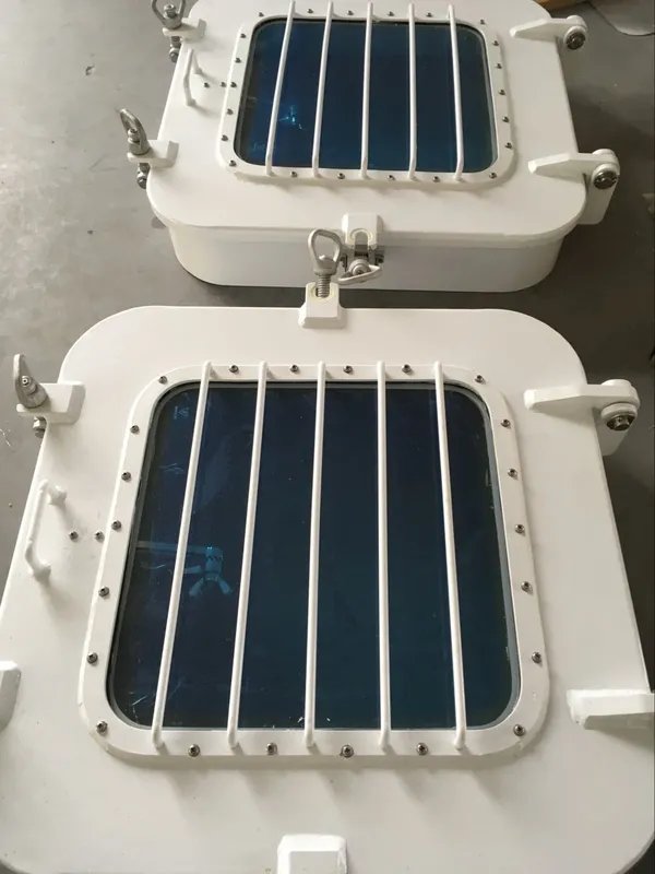 Nanjing Lishui YiSheng Ship Fittings Factory Class A60 Double-sided Opening and Closing Fireproof Steel Hatch Cover