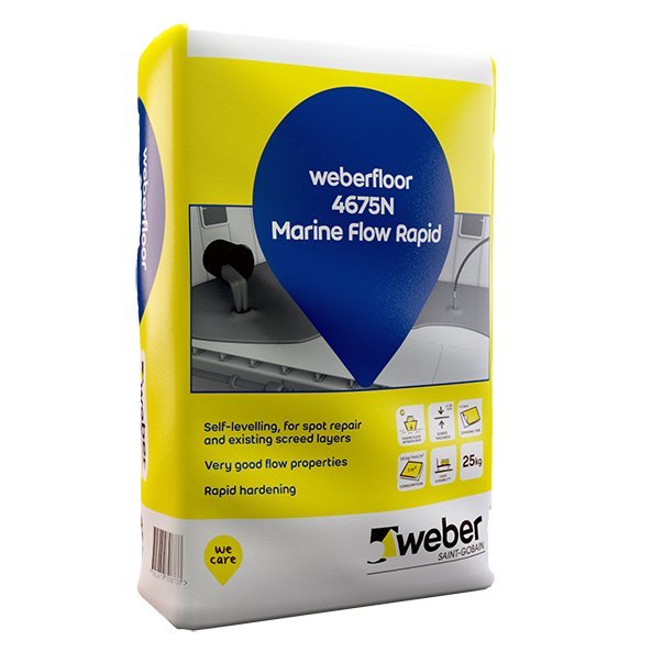 SAINT-GOBAIN BYGGEVARER weberfloor 4690N Marine Combi