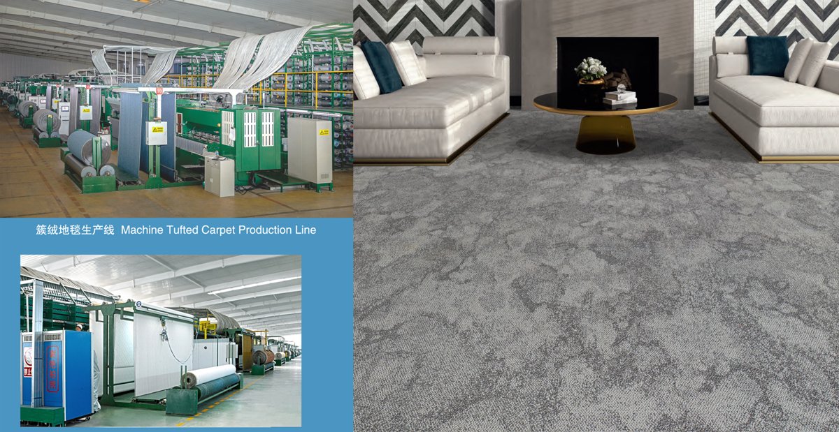 Weihai Haima Dahua Carpet Machine Tufted (Printed) Carpet with Felt Back