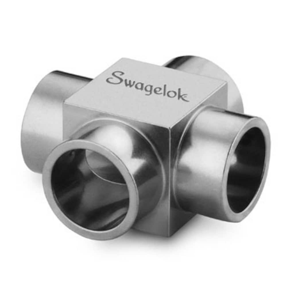 Swagelok 316L VIM-VAR Micro-Fit® Union Cross, 3/8 in. OD