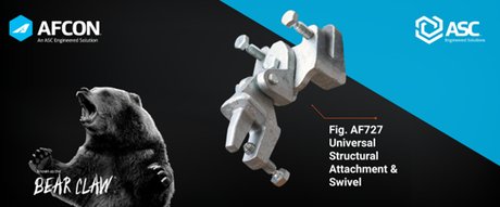 AFCON AF727 - "Bear Claw" Universal Structural Attachment with Swivel