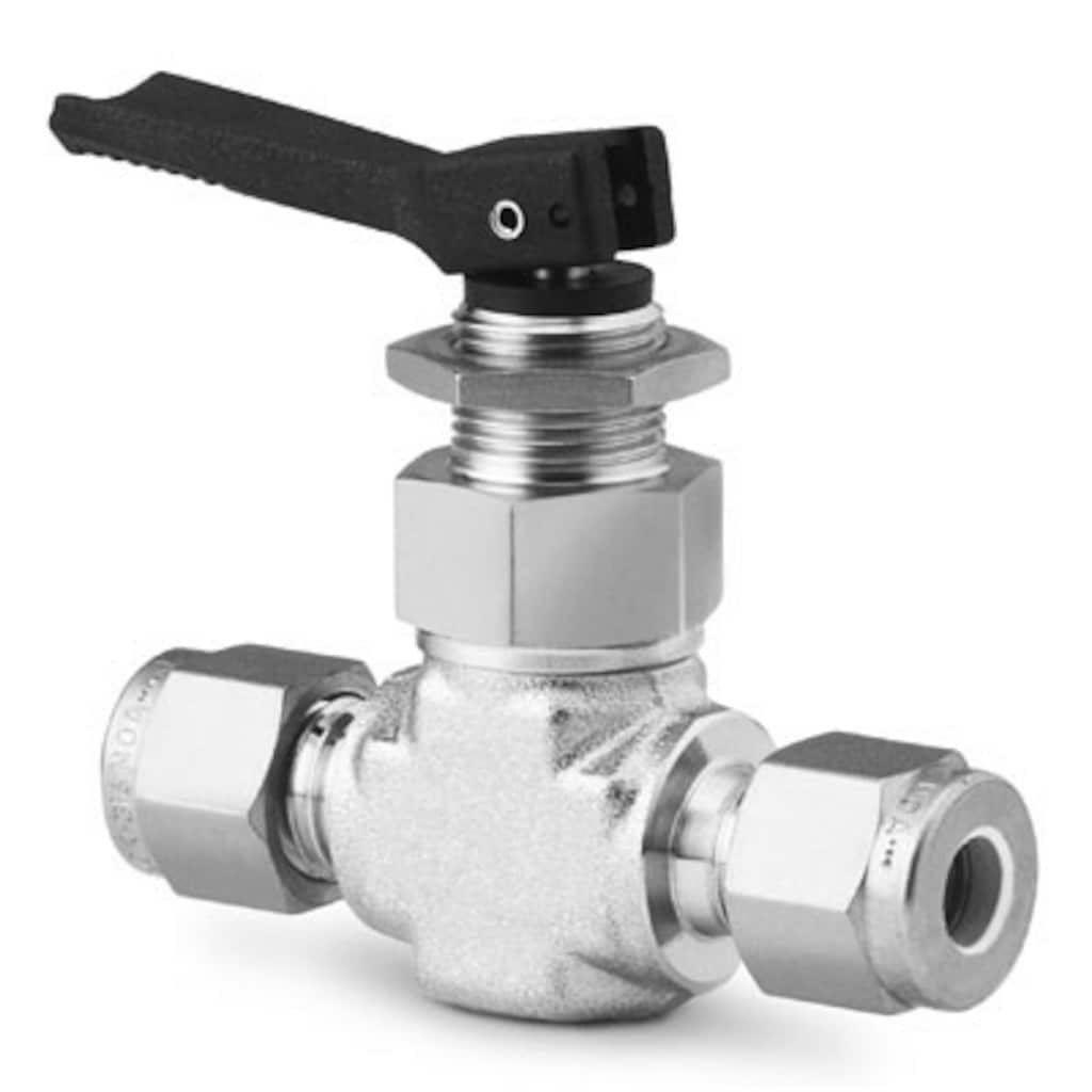 Swagelok Stainless Steel Toggle Valve, 1/2 in. Swagelok Tube Fitting