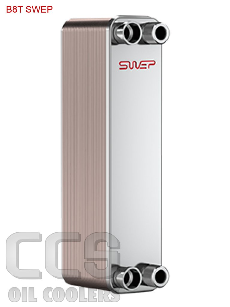 SWEP B8 100kW LO cooling