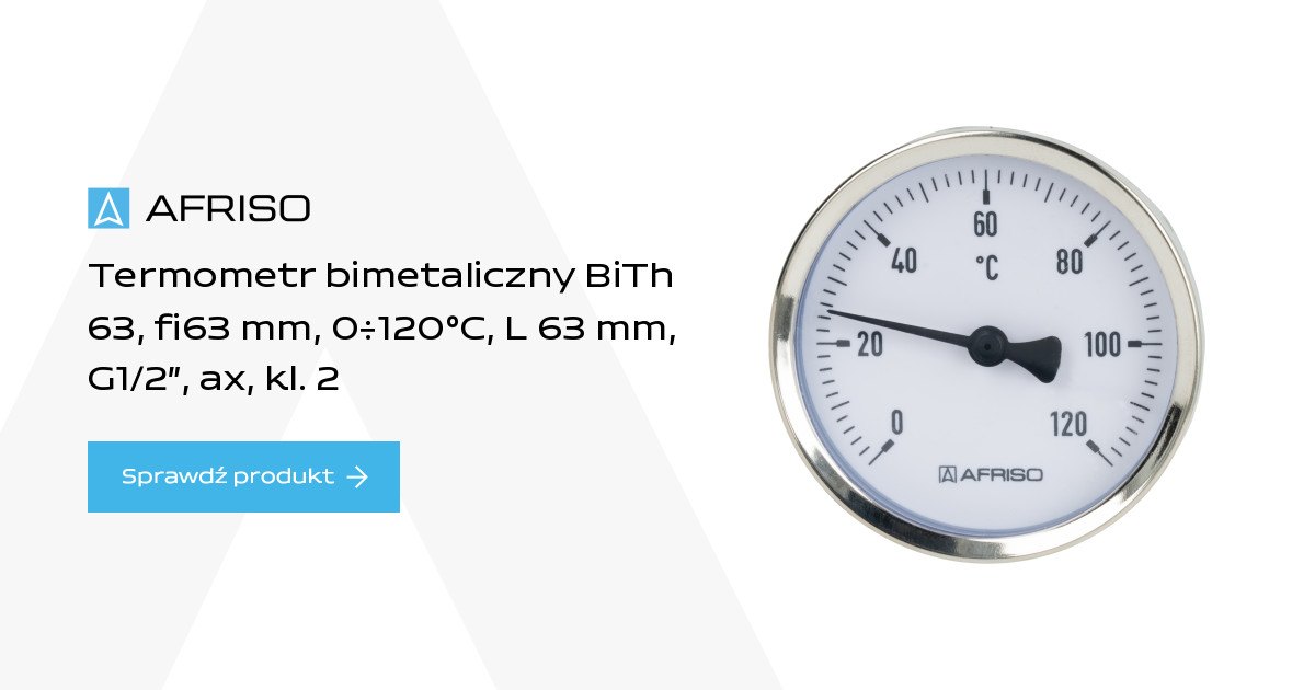 AFRISO bimetal thermometer BiTh 63 Ch | 66607402