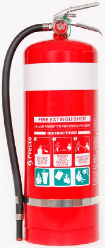Presto Fire Extinguishers for lifeboats and rescue boats