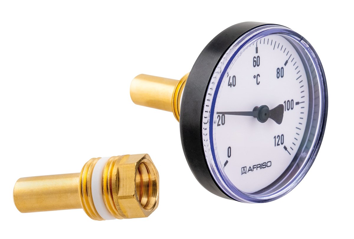 AFRISO bimetal standard thermometer BiTh 63 K | 63704
