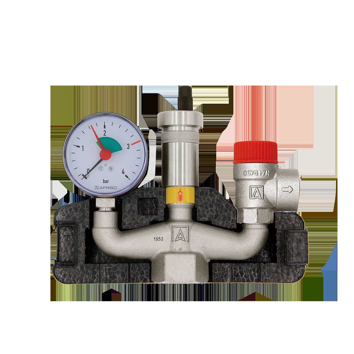 AFRISO Standard capsule pressure gauges KP100 | 35111301