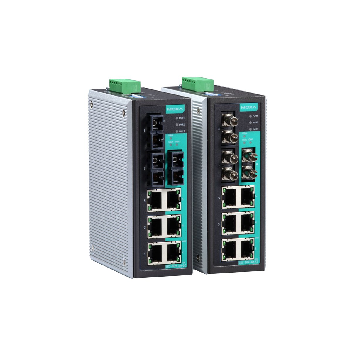 Moxa Managed Ethernet Switches EDS-G508E/G512E/G516E series and EDS-510E series