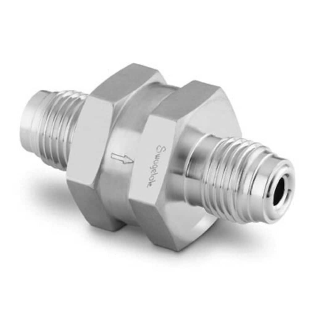 Swagelok Stainless Steel All-Welded In-Line Filter, 1/4 in. Male VCR, 2 Micron Pore Size