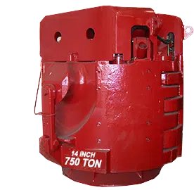 Varco BJ. 750 Ton Elevator/Spider 6 5/8" to 14" Varco Type Air/Hydraulic