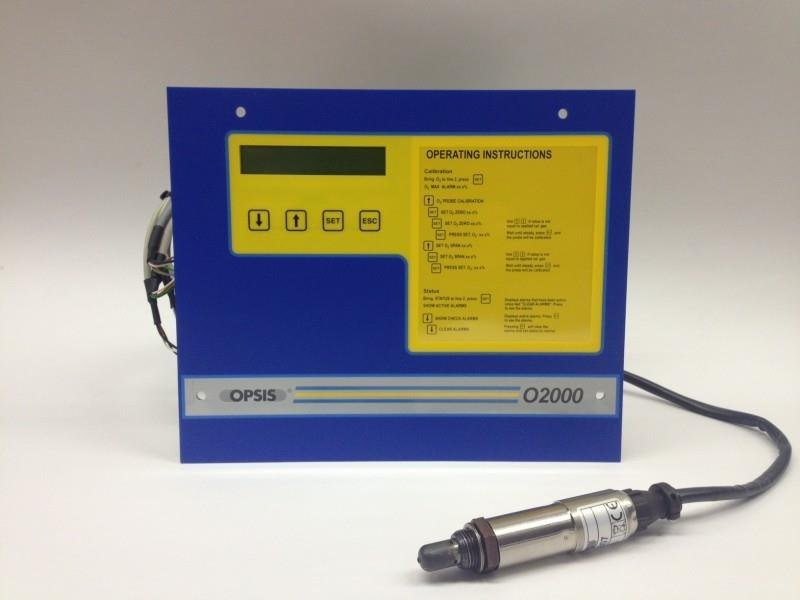 ENVICO Environment Control O2000 Monitor, OM 10 Zirconia oxygen probe, 502 Zirconia oxygen probe