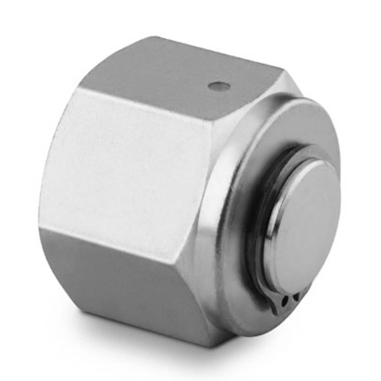 Swagelok 316 Stainless Steel VCR Face Seal Fitting, 1/4 in. Shipping Cap