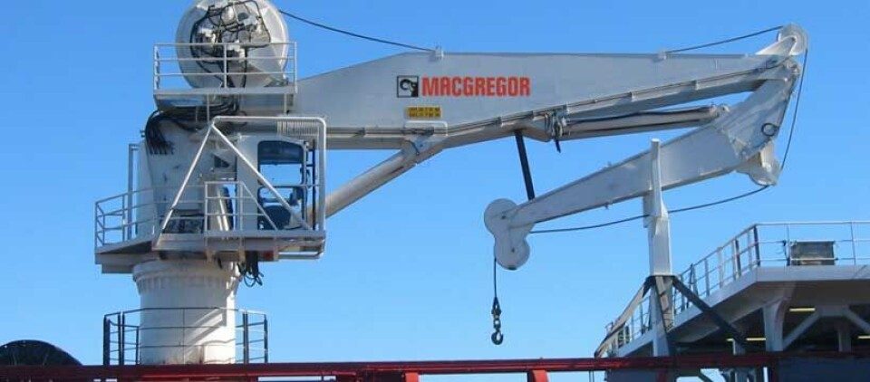 MacGregor 250t Knuckle Boom Crane