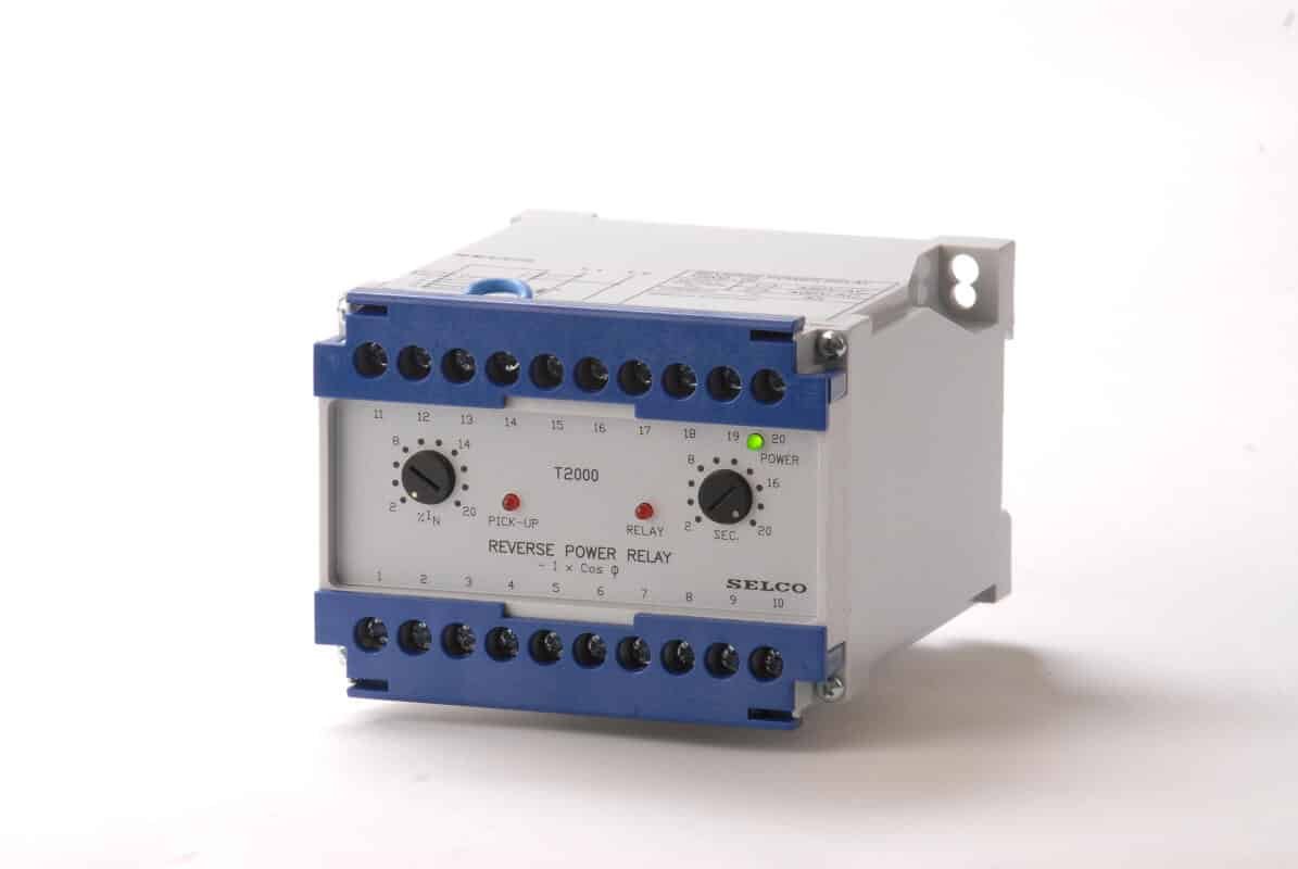 SELCO T2000, Reverse Power Relay, T2200, T2400, 3-Phase Overcurrent Relay, T2300, 3-Phase Short Circuit Relay, T2500, 3-Phase Overcurrent and Short Circuit Relay, T2600, Start-Stop Relay, T2900, 3-Phase Differential Relay, T7900, Electronic Potentiometer