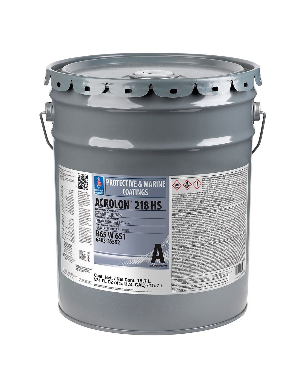 Sherwin-Williams Marine Acrolon 218 HS RAL 3000
