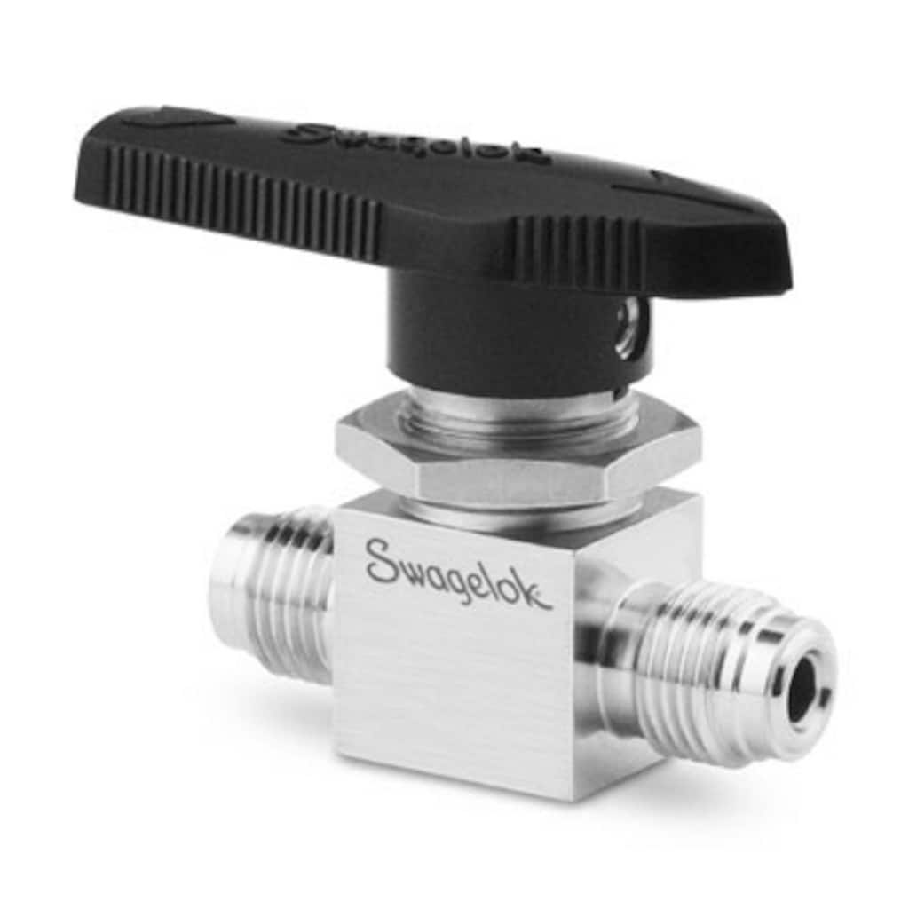 Swagelok Stainless Steel 1-Piece 40G Series Ball Valve, 2.4 Cv, 1/4 in. Male Swagelok VCR Metal Gasket Face Seal Fitting
