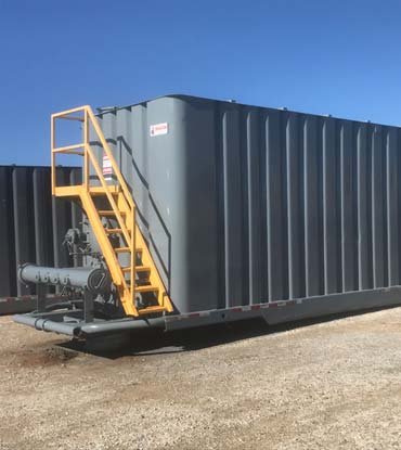 TWMA UK Skid for 500 BBL Storage Tank