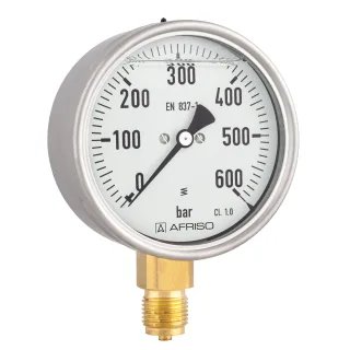 AFRISO Glycerine filled Bourdon tube pressure gauges RF160Gly | 85266801