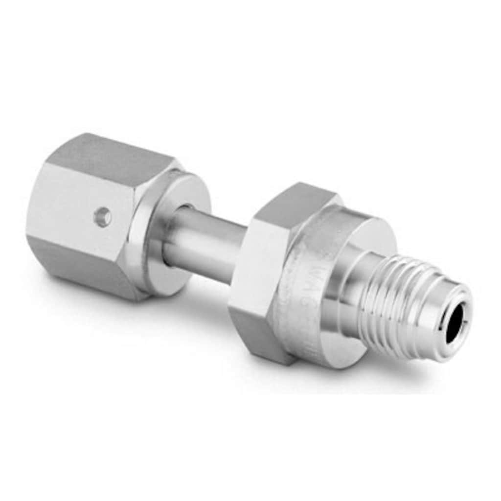 Swagelok 316L Stainless Steel High Purity Check Valve, 1/4 in. Swagelok Female VCR Fitting x 1/4 in. Integral Male VCR Fitting, SC-11 Cleaned