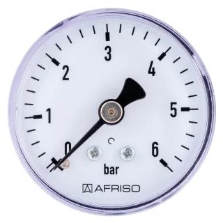 AFRISO Bourdon tube pressure gauge RF50 ax | 63129