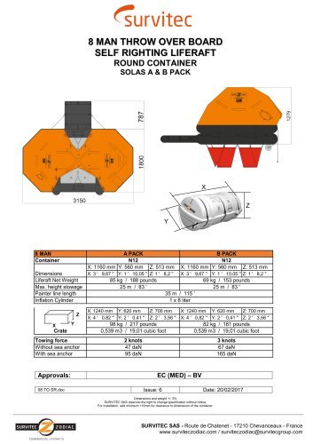 Survitec Brochures TYPE 1/Mariner