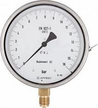 AFRISO Precision Bourdon tube pressure gauges RF160ChF | 85701402
