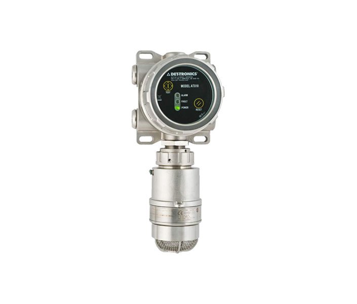 Detector Electronics Corporation FlexSonic™ Acoustic Detector consisting of: AC100 (sensor), ATX10 (transmitter), STB (termination box)