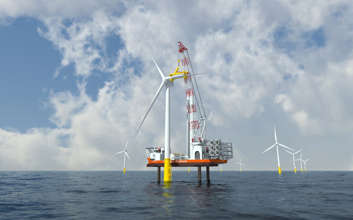 Huisman Equipment Leg Encircling Crane (LEC) 1,600mt