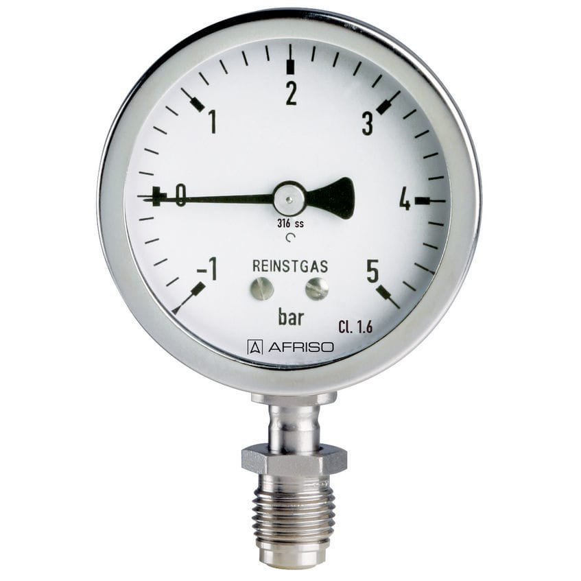 AFRISO Bourdon tube pressure gauge RF63RG | 87055302