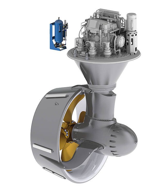Schottel Propeller Sealing System for Large Thrusters Types STS 160 AFT, STS 330 AFT and STS 560 AFT
