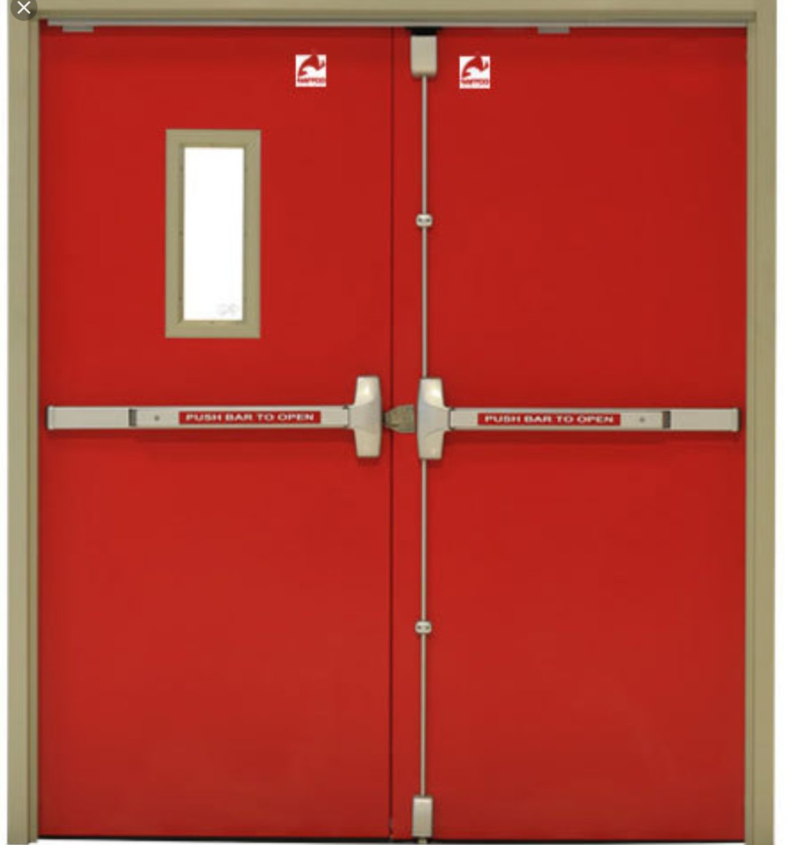 Huanan Building Materials Fire Resisting 'B' Class Service Door - Type "BJMB15(II)" (BJMB15(II))