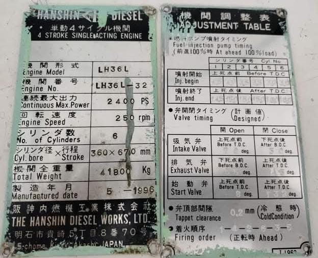 Hanshin 8LLH36L