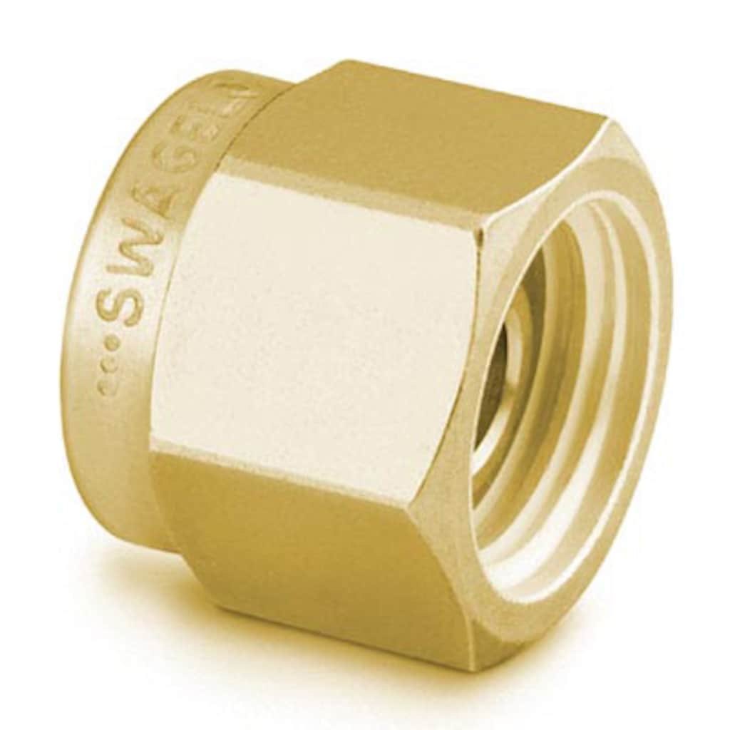 Swagelok Verschlussstopfen, Messing, für 1/2 in. Swagelok Rohrverschraubung