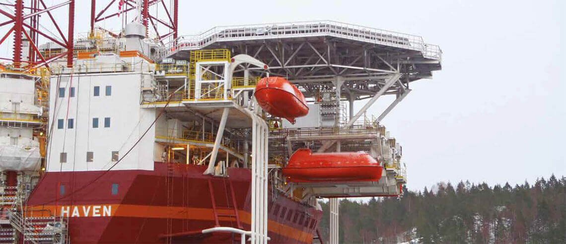 ACEBI Stored Power Davit Series